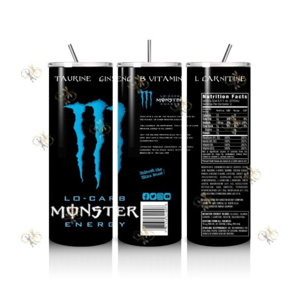 Monster Blue 600ml Monster Energy Drink 6