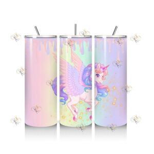 RUT002 Rainbow Unicorn Tumbler 2
