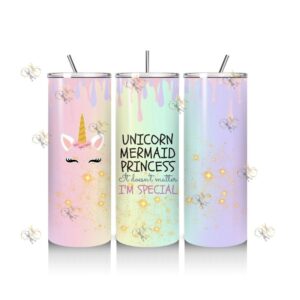 Rainbow Unicorn Tumbler 3