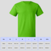 T Shirt Colours Lime Green T-Shirt 3